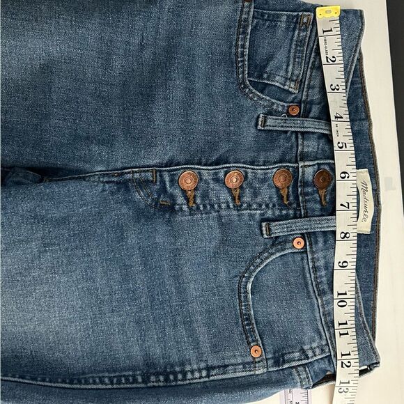 Madewell High-Rise Skinny Jeans Button-Front Size 25 MSRP 135.00 - Picture 6 of 10